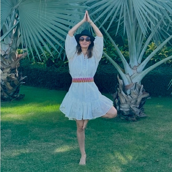 SOLd SOLD SOLD Gorgeous Zimmerman dress w slip and belt - worn once - size 1 - Picture 4 of 5